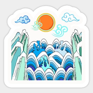 wave Sticker